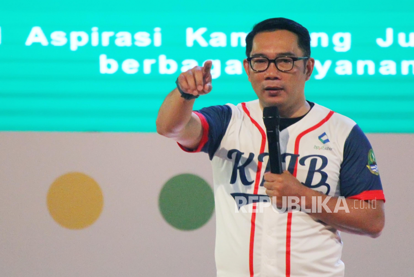 Gubernur Jawa Barat Ridwan Kamil. DPRD Jabar membahas nama pengganti Ridwan Kamil sebagai Pj Gubernur Jabar.