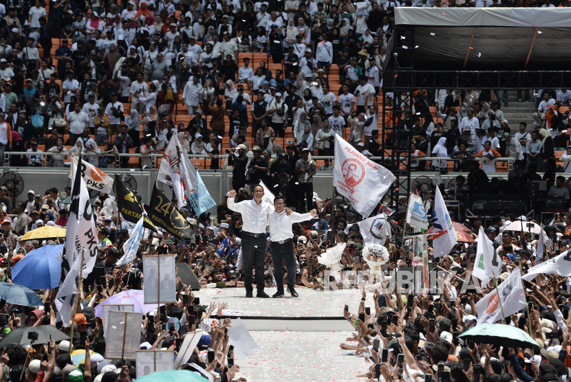 Presidential Candidate and Vice-Presidential Candidate number 1 Anies Baswedan-Muhaimin Iskandar.
