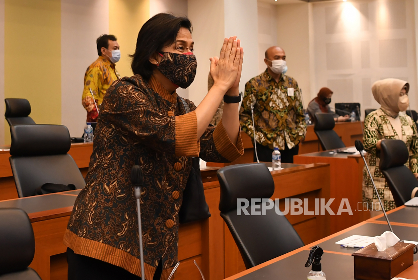 Menteri Keuangan Sri Mulyani. Pemerintah memfokuskan penyehatan anggaran pendapatan dan belanja negara (APBN) pada tahun depan. 