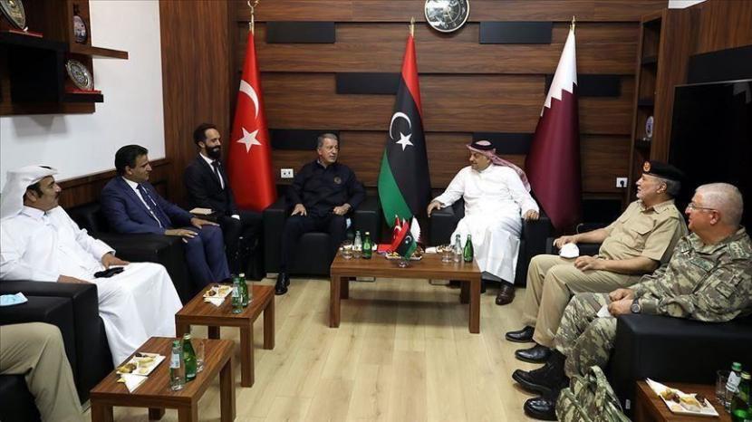 Turki, Libya, Qatar bekerja sama dalam militer