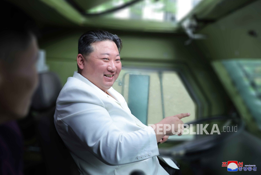  Presiden Korea Utara Kim Jong-un.
