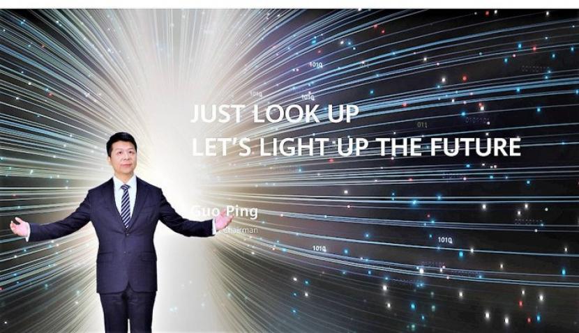 Rotating Chairman Huawei Guo Ping. (Huawei)
