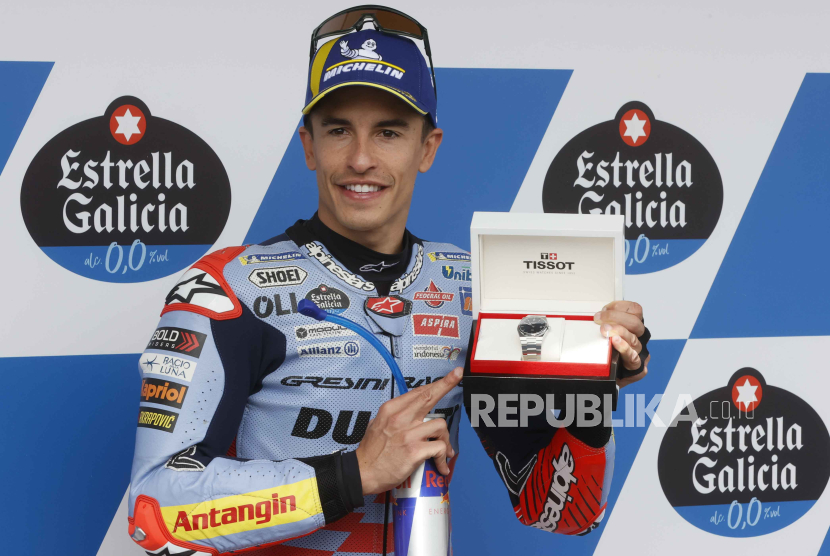  Spanish MotoGP Marc Marquez, of Gresini Racing MotoGP. 