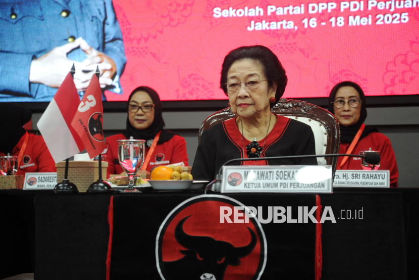 Ketua Umum Partai Demokrasi Indonesia Perjuangan (PDIP) Megawati Soekarnoputri.
