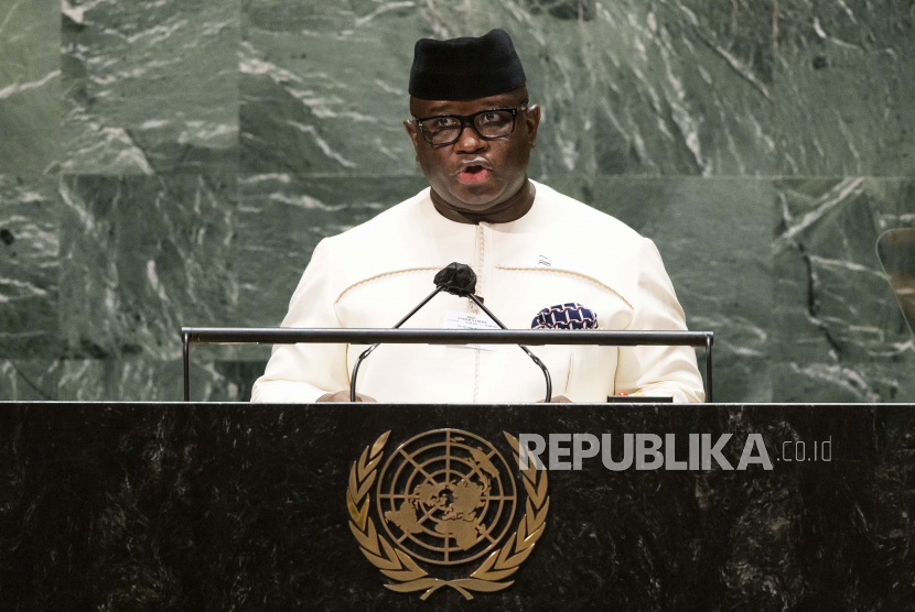  Presiden Sierra Leone Julius Maada Bio.