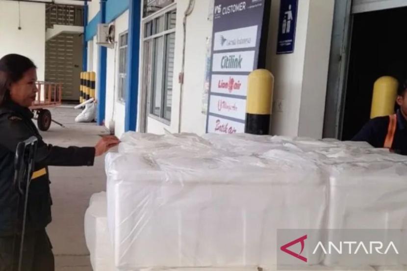 BKHIT Maluku cek kelayakan 924 kepiting bakau hidup tujuan Jakarta.