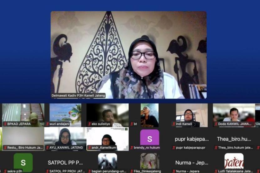 Kemenkum Jateng lakukan harmonisasi lima rancangan perda dan pergub.