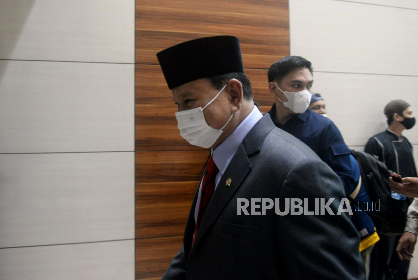 Menteri Pertahanan (Menhan) Prabowo Subianto. Partai Gerindra masih mengumpulkan nama-nama yang cocok untuk jadi pendamping Prabowo
