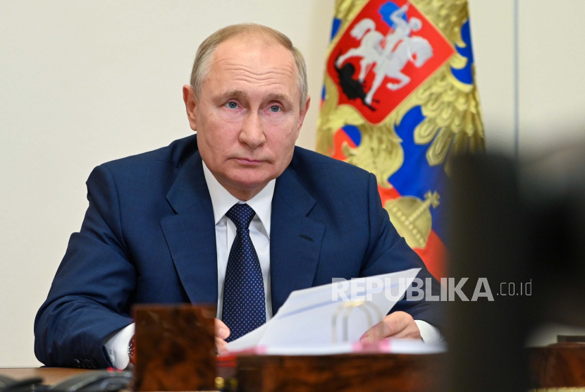 Putin Sebut Konflik Afghanistan Pengaruhi Keamanan Rusia. Presiden Rusia Vladimir Putin.
