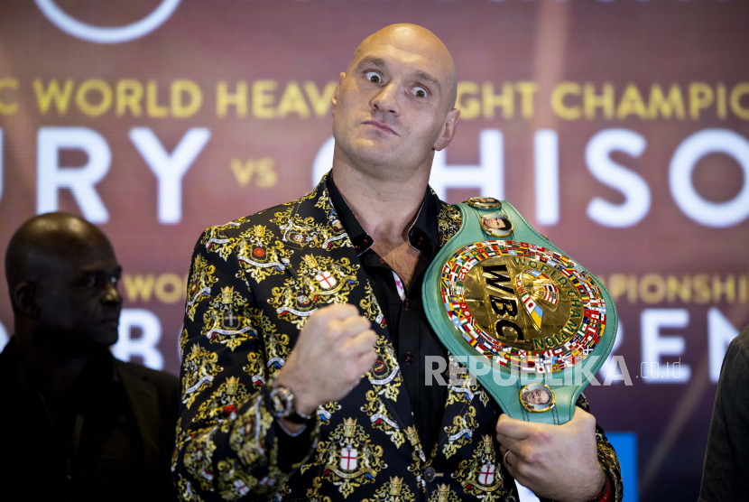 Petinju Inggris Tyson Fury 