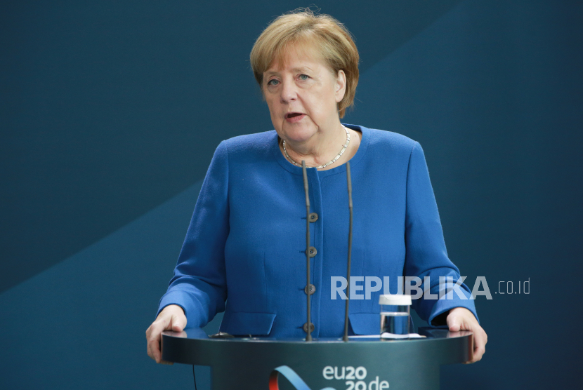 Merkel Sebut Agama dan Perempuan Berperan dalam Perdamaian. Kanselir Jerman Angela Merkel.