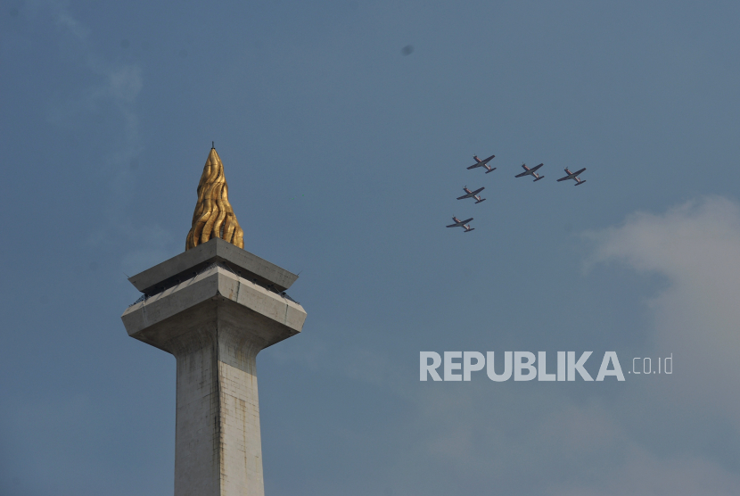 Ilustrasi kualitas udara Jakarta.