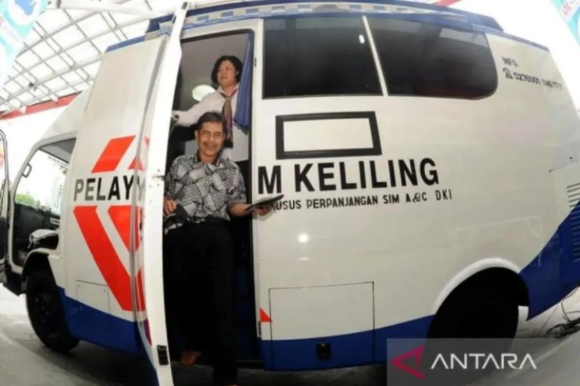 Rabu, layanan SIM keliling tersedia di lima lokasi DKI Jakarta.