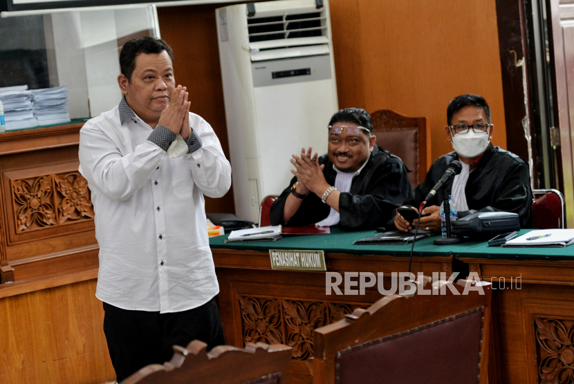 Terdakwa Kuat Maruf saat menjalani sidang tuntutan di Pengadilan Negeri Jakarta Selatan, (16/1/2023). Pada hari ini, Kuat membacakan nota pembelaan atau pleidoi. (ilustrasi)