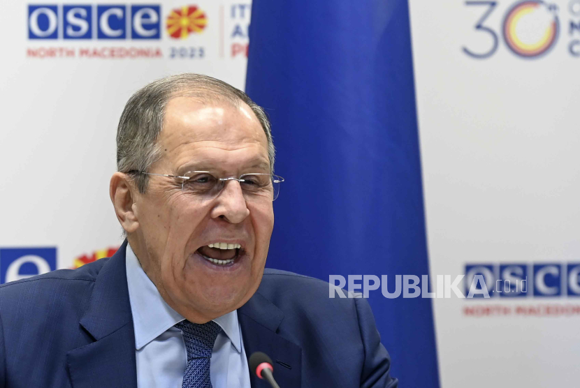 Menlu Rusia Sergei Lavrov.