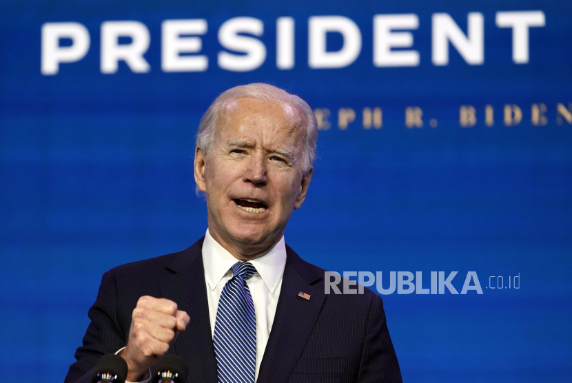  Presiden terpilih Joe Biden.