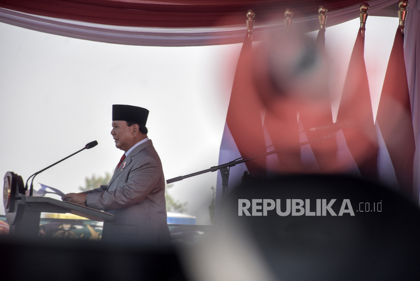 Menteri Pertahanan sekaligus capres nomor urut 2, Prabowo Subianto.