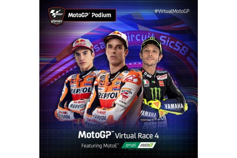 Marc Marquez juga tak menganggap Valentino Rossi sebagai rivalnya.
