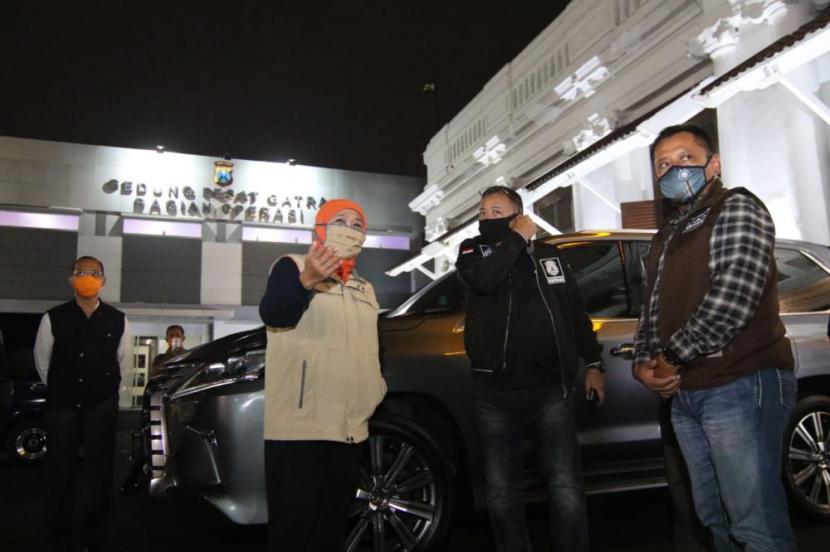 Patroli Malam PSBB di Surabaya, Puluhan Orang Jalani Rapid Test