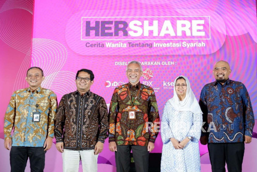 Bursa Efek Indonesia bersama Kustodian Sentral Efek Indomesia dan Kliring Berjangka Indonesian menggelar program HERSHARE pada Selasa (7/3/2023) di Semarang. Acara ini bertujuan untuk meningkatkan partisipasi perempuan di pasar modal.
