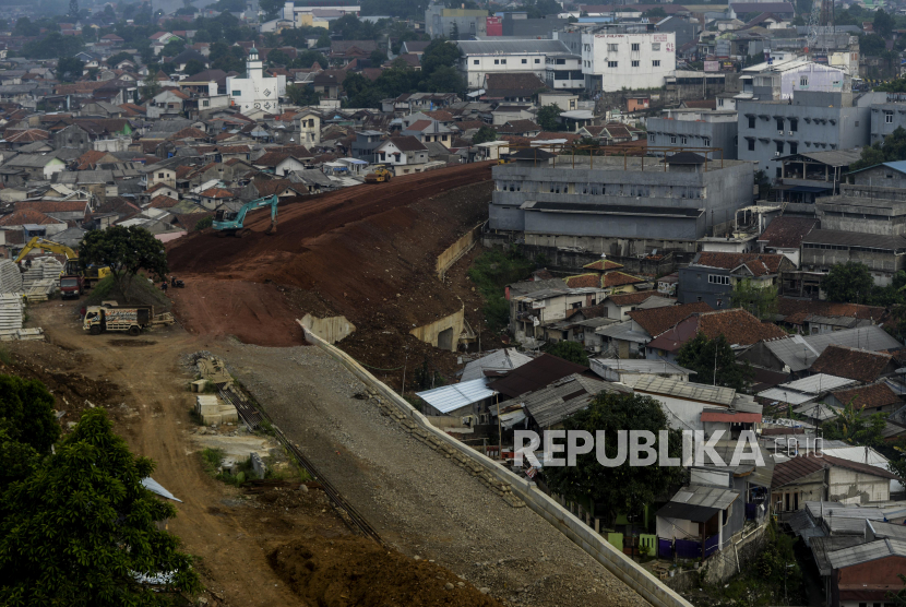 Pembangunan Jalur Rel Kereta Api Ganda Bogor Sukabumi Republika Online