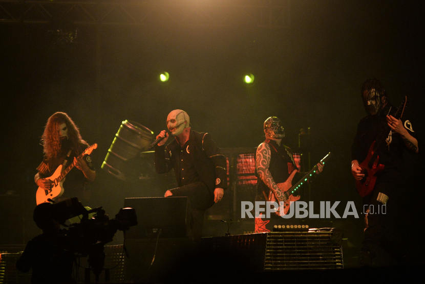 Grup band Slipknot tampil pada gelaran Hammersonic 2023 di Pantai Karnaval Ancol, Jakarta. Bagi yang belum move on dari Hammersonic, kini ada acara Hammersonic After Party.
