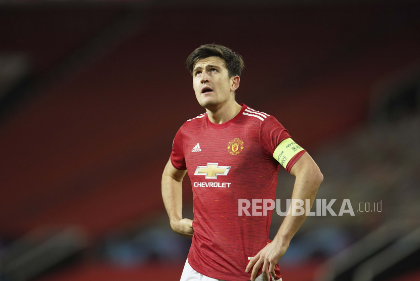 Kapten Manchester United Harry Maguire.