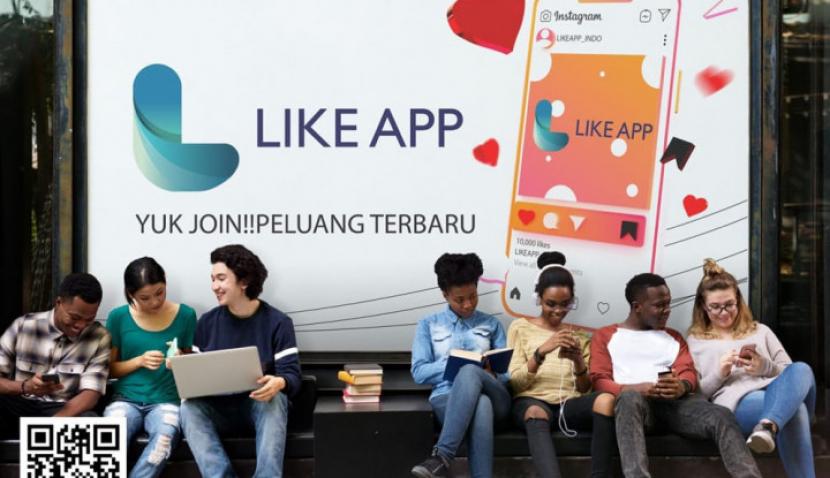 Masuki Pasar Indonesia, LIKE App Miliki 200.000 Pengguna. (FOTO: Dok. LIKE App)