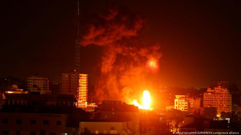 Militer Israel kembali melancarkan serangan udara di Jalur Gaza 