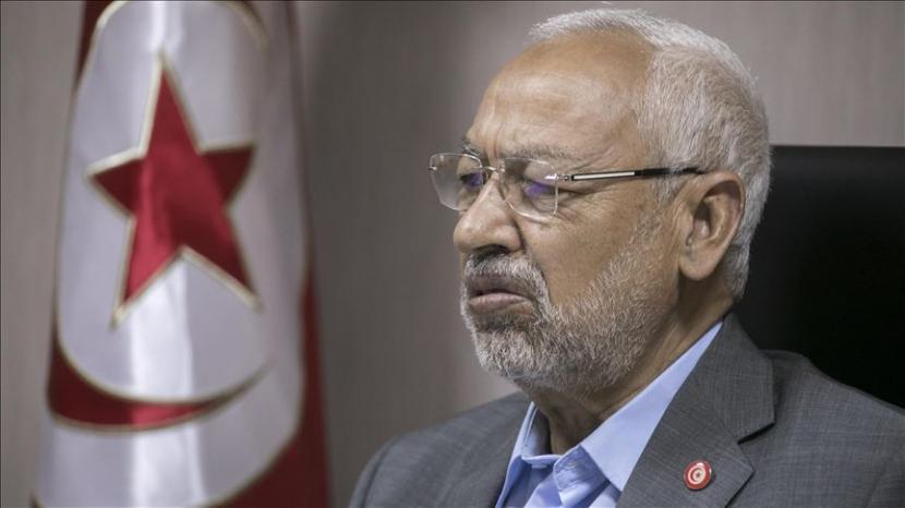 Tokoh Penting Partai Ennahda di Tunisia Rached Ghannouchi mempertahankan posisinya sebagai ketua parlemen.