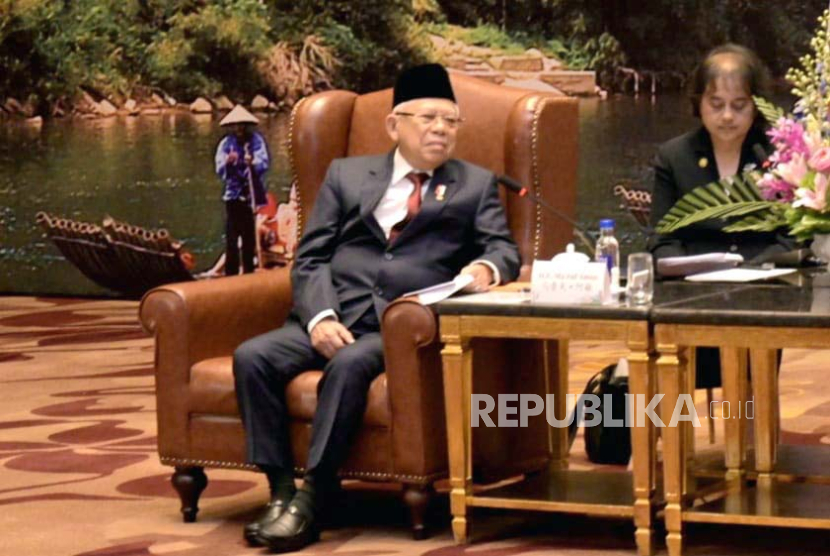 Wakil Presiden KH Maruf Amin melakukan kunjungan kerja ke China, Jumat pagi (15/09/2023). 