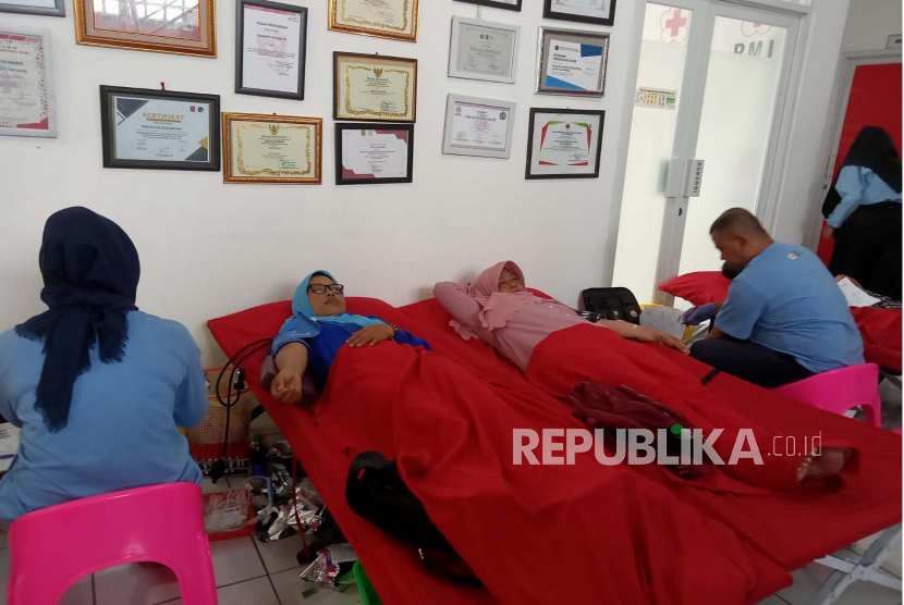 (ILUSTRASI) Kegiatan donor darah di Kota Sukabumi.