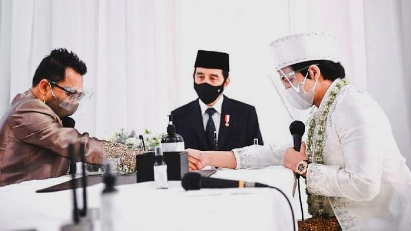 Pernikahan Atta Halilintar-Aurel Hermansyah dihadiri Presiden Joko Widodo