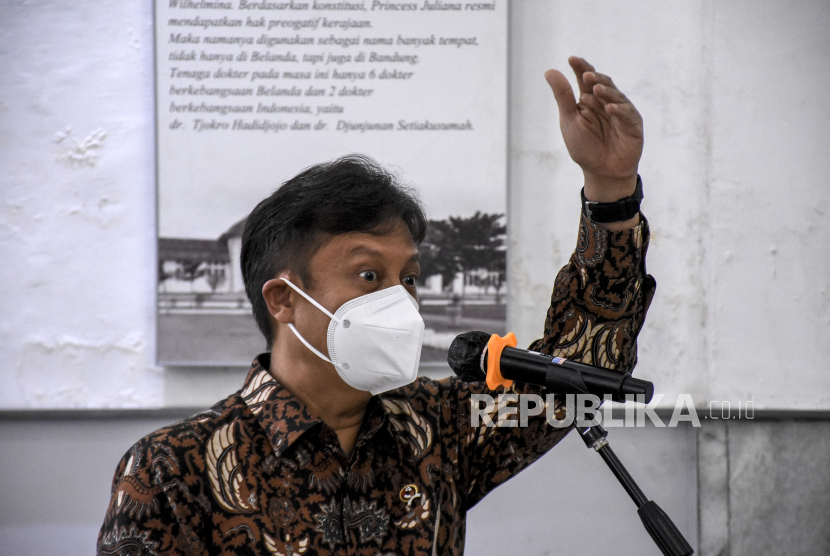 Menteri Kesehatan Budi Gunadi Sadikin. Indonesia akan mendapatkan vaksin gratis dari Gavi dalam jumlah antara 54 juta dosis hingga maksimal 108 juta dosis.