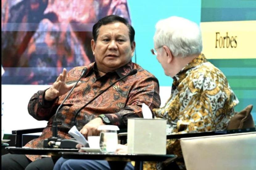 Prabowo Paparkan Strategi Pertumbuhan Ekonomi 8% di Forbes CEO Conference