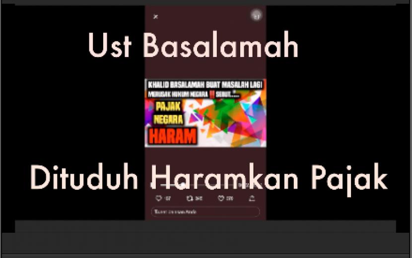 Video ceramah Ustadz Khalid Basalamah kembali viral, kali ini penjelasannya soal hukum pajak dianggap sebagai sikapnya mengharamkan pajak..