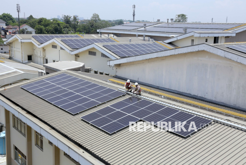 Ilustrasi pelaksanaan transisi energi.