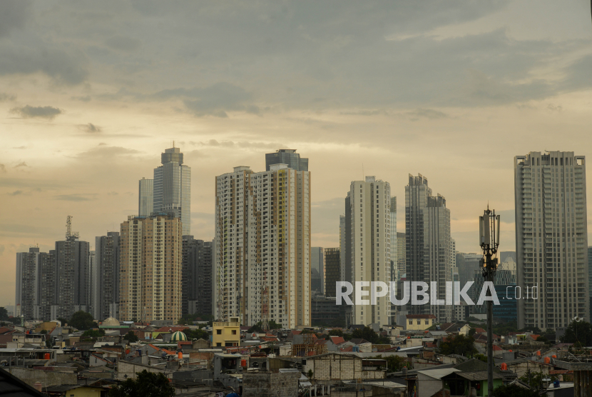Deretan gedung terlihat di kawasan Manggarai,Jakarta Selatan. (ilustrasi) Republika/Thoudy Badai