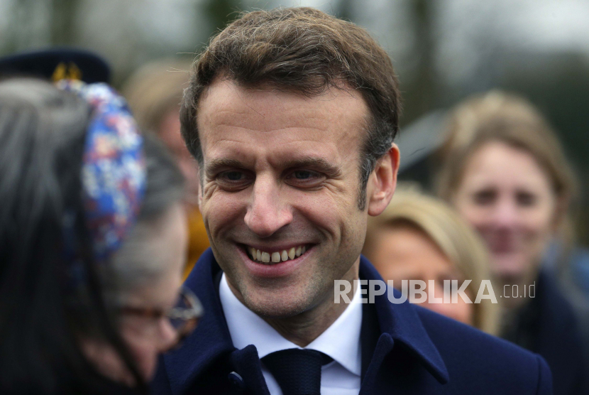 Presiden Prancis Emmanuel Macron dijadwalkan berkunjung ke Rusia pada Senin (7/2/2022). 