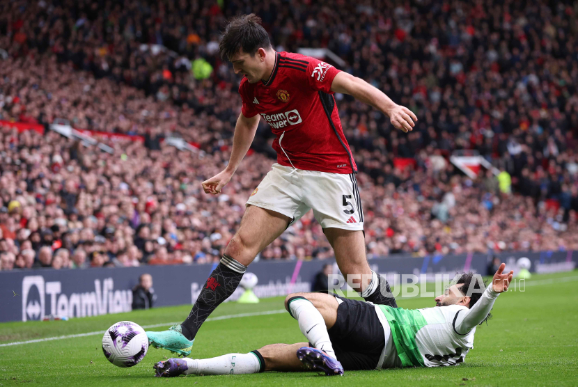 Pemain Manchester United  Harry Maguire 