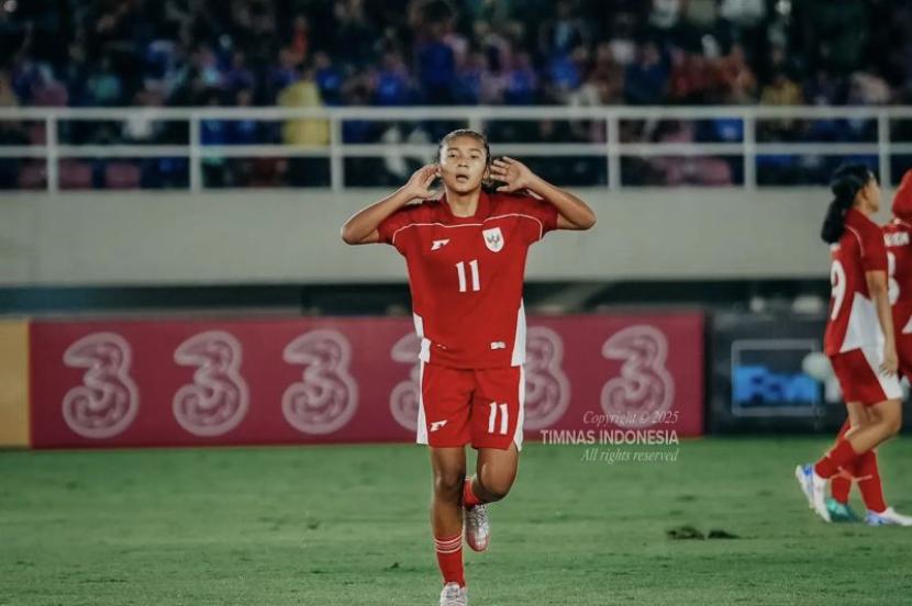 Striker Indonesia Nasywa pemain tersubur Kejuaraan ASEAN U-16 Putri.