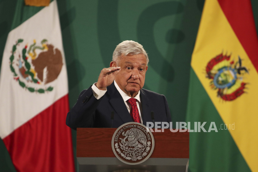 Presiden Meksiko Andrés Manuel López Obrador minta WHO bekerja tanpa tendensi politik dan ideologi. Ilustrasi.
