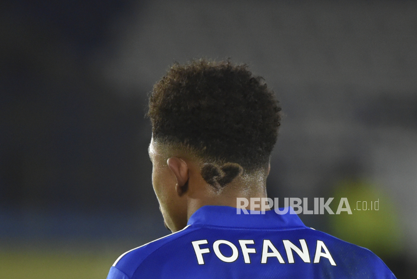 Pemain belakang Leicester City, Wesley Fofana. Chelsea kini berniat memboyong Fofana ke Stamford Bridge.