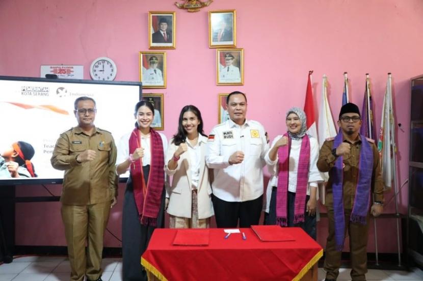 Pemkot Serang Banten gandeng TFI tingkatkan mutu pendidikan.