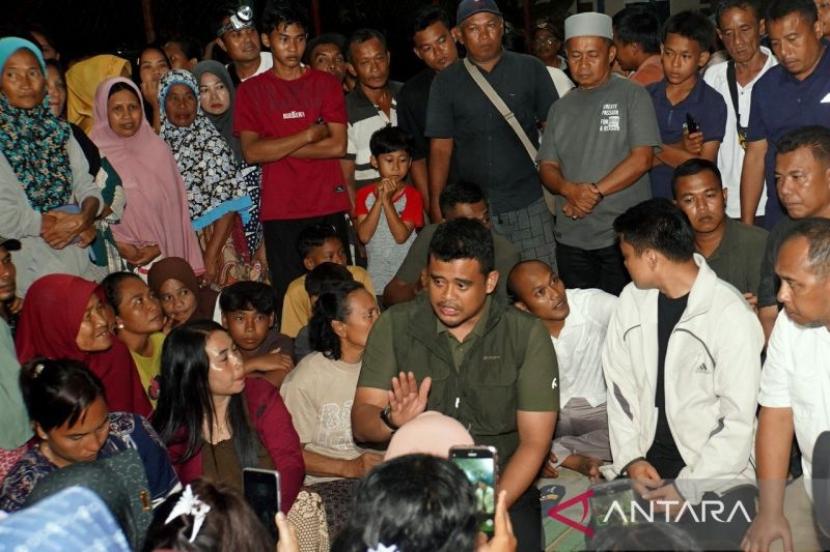 Gubernur Sumut pastikan tanggul Sungai Wampu di Langkat diperbaiki.