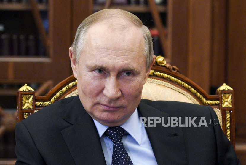Presiden Rusia Vladimir Putin. Ilustrasi.