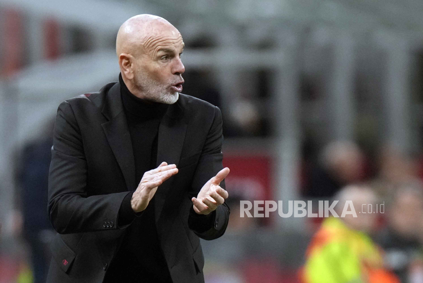 AC Milan Stefano Pioli. 