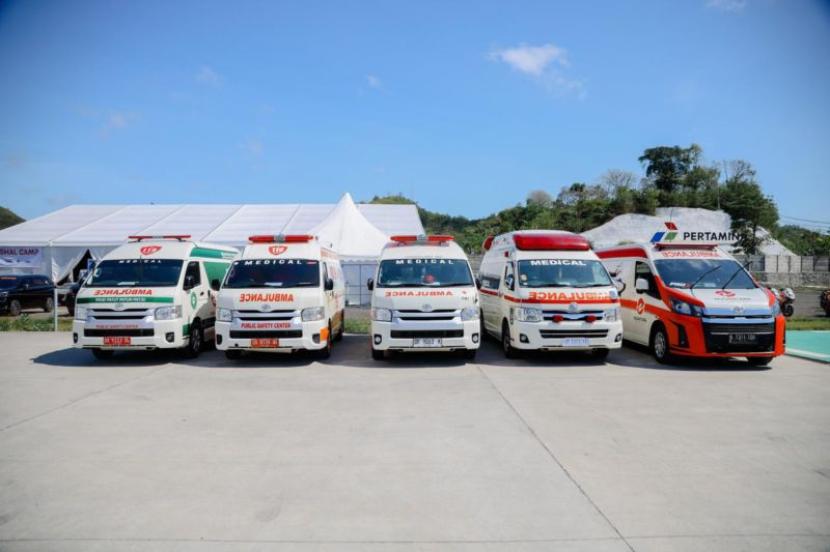 22 ambulans disiagakan dukung ajang MotoGP Indonesia 2025.