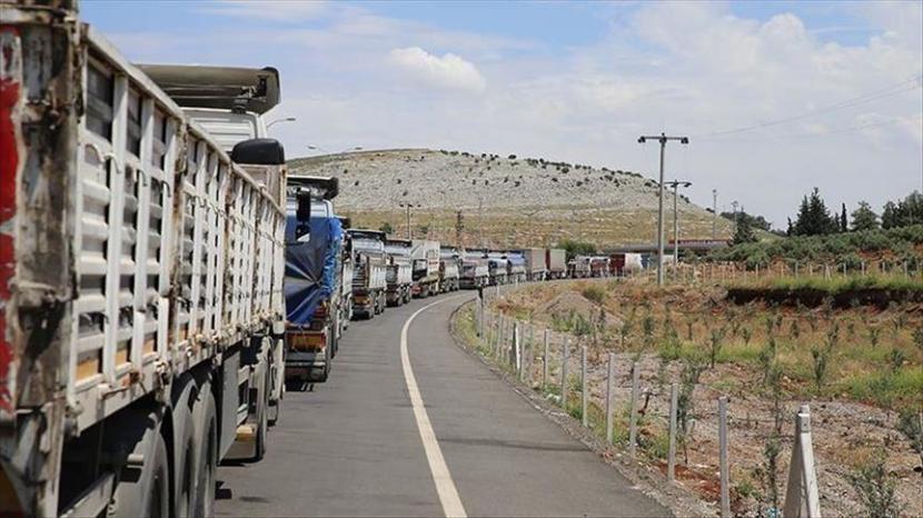 Perserikatan Bangsa-Bangsa (PBB) pada Senin (7/9) mengirimkan 39 truk berisi bantuan kemanusiaan ke barat laut Suriah