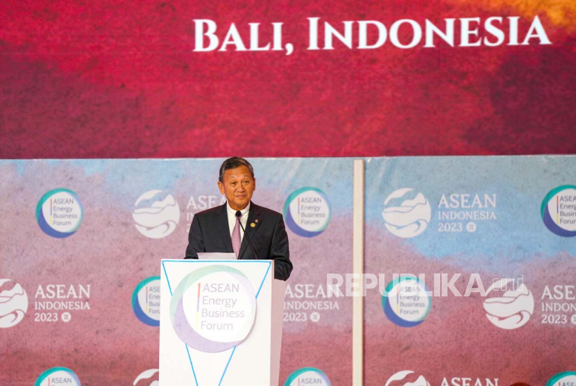 Menteri ESDM Arifin Tasrif membuka ASEAN Minister on Energy Meeting (AMEM) ke-41 di Bali, Kamis (24/8/2023).